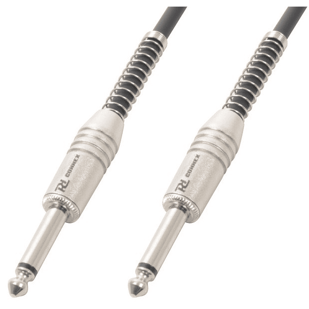 Cabo Profissional Jack 6,3mm Macho Mono - Jack 6,3mm Macho Mono (1,5 mts) - Power Dynamics CONNEX 
