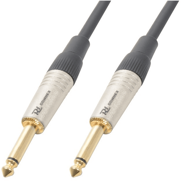 Cabo Jack 6,3mm Macho Mono - Jack 6,3mm Macho Mono (6 mts) - Power Dynamics CONNEX CX116-6 