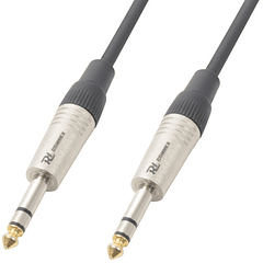 Cabo Profissional Jack 6,3mm M. Stéreo - Jack 6,3mm M. Stéreo (3 mts) - Power Dynamics CONNEX