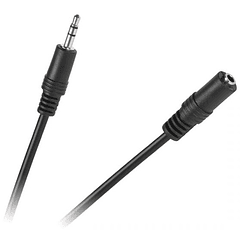 Cabo Jack 3,5mm Macho - Jack 3,5mm Femea Stereo (10 mts)
