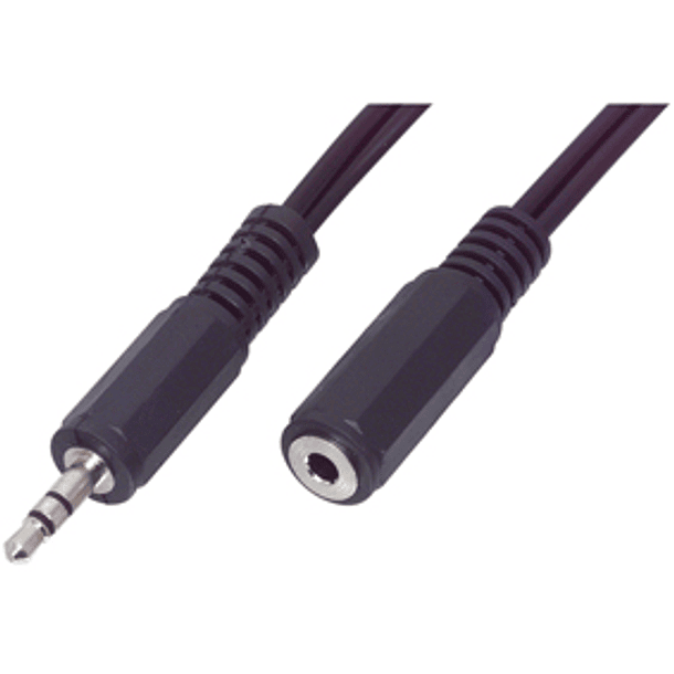 Cabo Jack 3,5mm Macho - Jack 3,5mm Femea Stereo (10 mts) 2