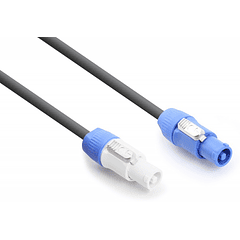 Cabo Speakon POWERCON Macho - Speakon POWERCON Femea (5 mts) - Power Dynamics CONNEX