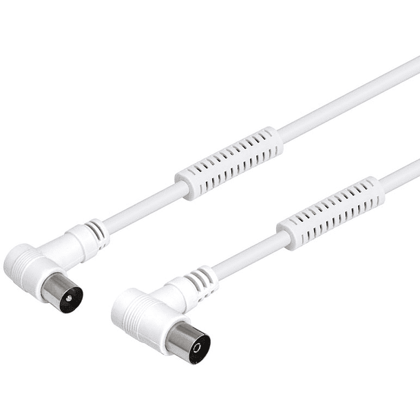 Cabo RF 90º c/ Filtros (1,5 mts) - Branco 