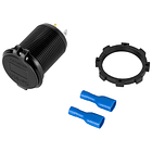 Tomada de Isqueiro de Painel c/ USB QC 3.0 + USB-C PD + Indicador de Tensão 48W - PEIYING 2