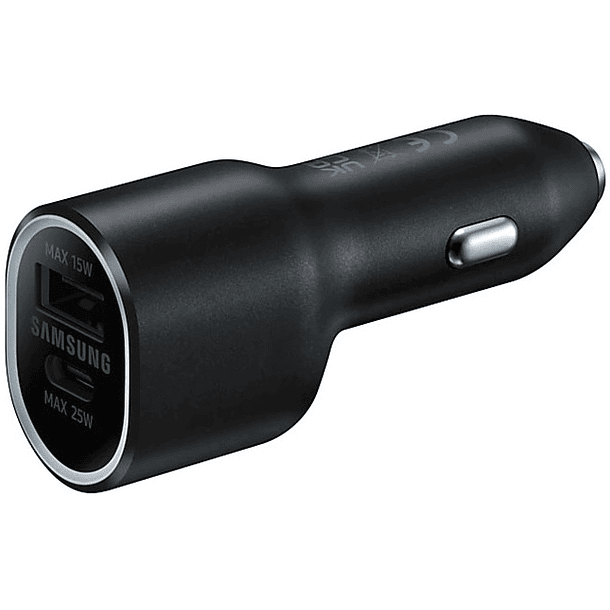 Carregador de Isqueiro Duo 40W USB-C (Preto) - SAMSUNG 1