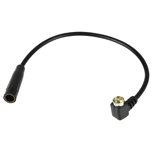 Cabo Adaptador Antena Auto-Radio DIN Fêmea - ISO Macho (26cm) 