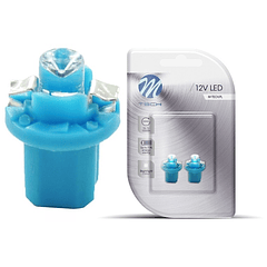 Blister 2x Lampadas LED B8.5d (Quadrante) Azul