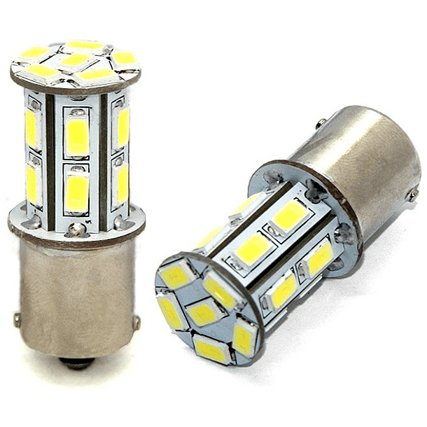 Lampada 18x LEDs SMD5630 BA15s 12V 9W Branco 6000K - M-TECH 