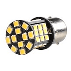 Blister 2x Lampadas 48 LEDs SMD BA15s 12V Branco 6000K (CANBUS) - M-TECH