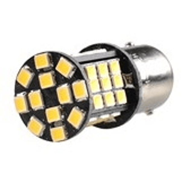 Blister 2x Lampadas 48 LEDs SMD BA15s 12V Branco 6000K (CANBUS) - M-TECH 2