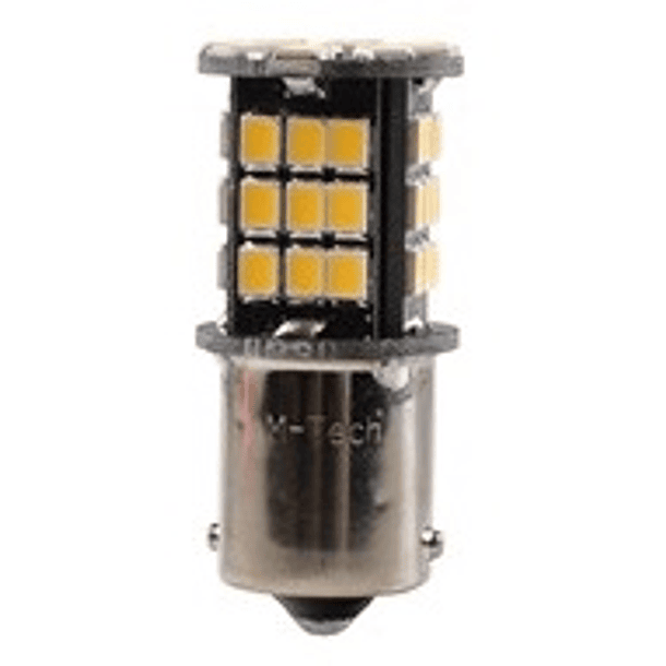 Blister 2x Lampadas 48 LEDs SMD BA15s 12V Branco 6000K (CANBUS) - M-TECH 3
