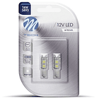 Blister 2x Lampadas BA9s T4W 9 LEDs SMD5050 12V Branco F. 6000K - M-TECH 1