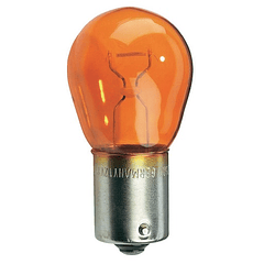 Lampada p/ Automóvel 12V 21W BAU15s - Laranja