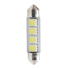 Blister 2x Lampadas LED C5W (CANBUS) 41mm Branco 6000K (4 x SMD5050)