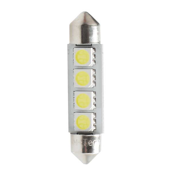 Blister 2x Lampadas LED C5W (CANBUS) 41mm Branco 6000K (4 x SMD5050) 2