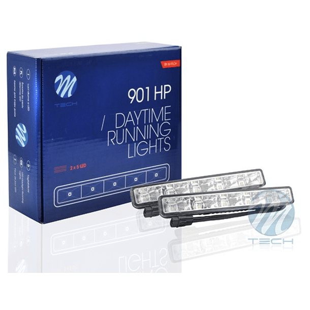 Kit LED Iluminação Diurna 6000K (12/24V) p/ Automóvel (5 SMD Potentes) 1