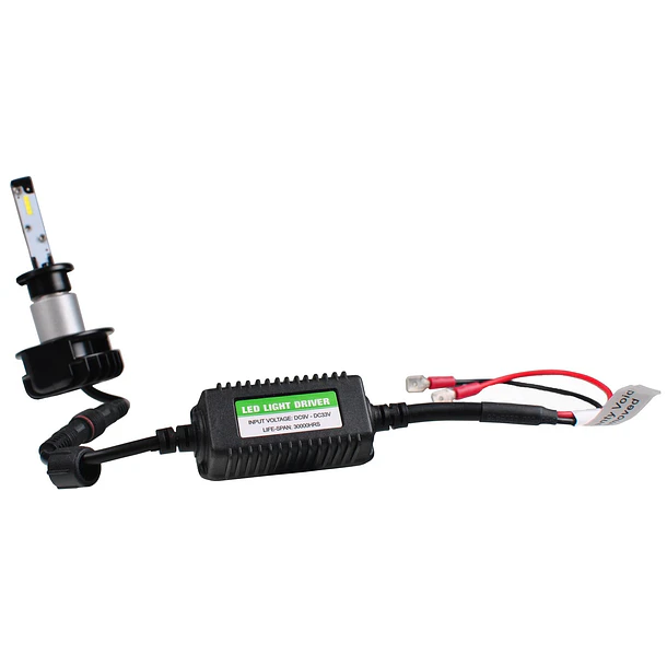Kit 2x Lampadas Cree LED H1 6000K 38W 5200Lm (Substitui Xenon) - M-TECH 3