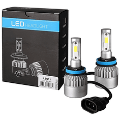 Pack 2x Lampadas LED COB H11 9~32V 80W/set Branco 6000K (LSC11) - M-TECH