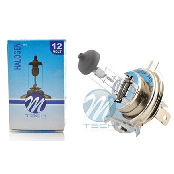 Lampada p/ Automóvel H4 55W 12V - M-TECH 