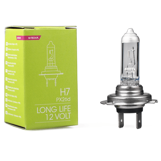 Lampada p/ Automóvel H7 55W 12V Long Life - M-TECH 