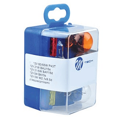 Kit Emergência Auto H7 (Lampadas + Fusiveis) - M-TECH