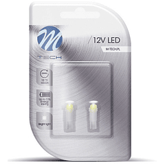 Blister 2x Lampadas 1 LED SMD5050 12V T05 - Branco 6000K