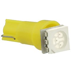 Blister 2x Lampadas 1 LED SMD 12V T05 - Amarelo