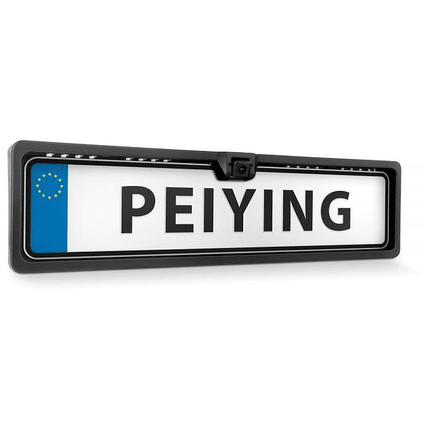 Placa Traseira de Matricula c/ Camara Marcha-a-Trás - PEIYING 1