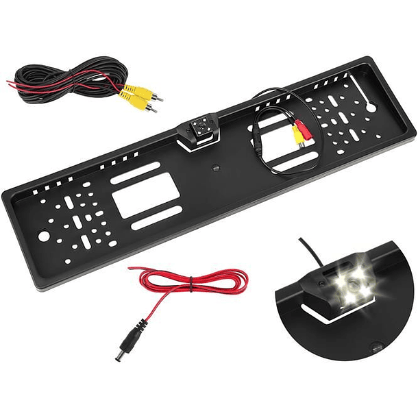 Placa Traseira de Matricula c/ Camara Marcha-a-Trás 1