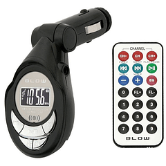 Transmissor FM c/ SD, USB e Jack 3.5mm + Comando - BLOW