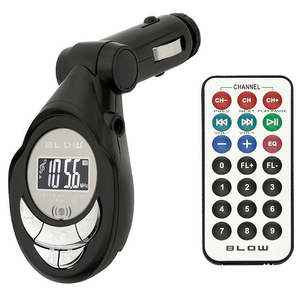 Transmissor FM c/ SD, USB e Jack 3.5mm + Comando - BLOW 1