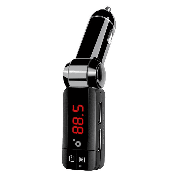 Transmissor FM USB/MP3 Rebatível c/ Ecrã LCD - SUNSTECH 1