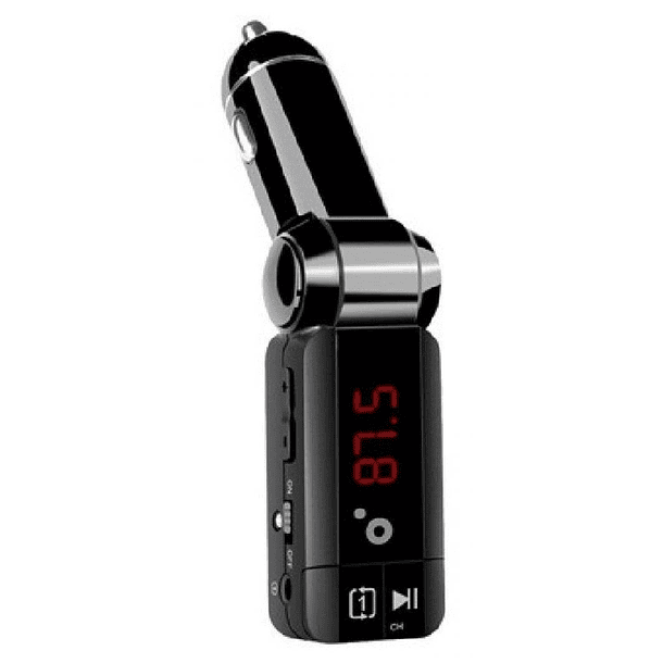 Transmissor FM USB/MP3 Rebatível c/ Ecrã LCD - SUNSTECH 2