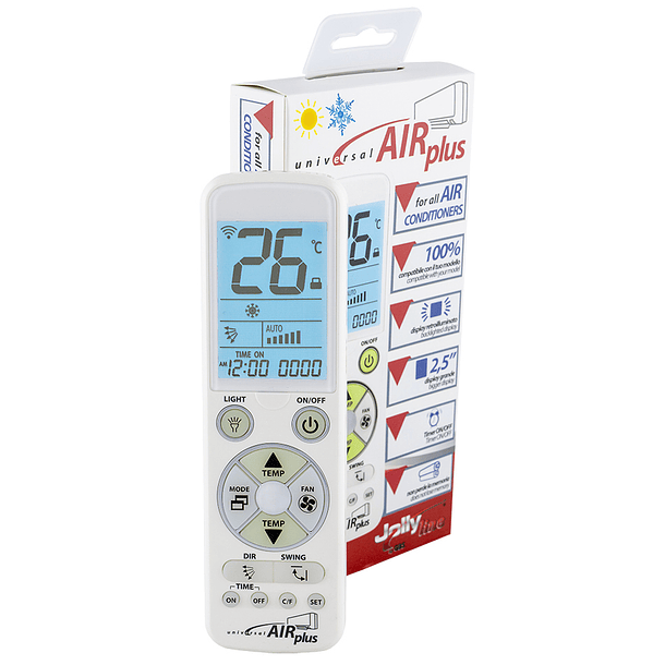 Comando Ar Condicionado +4000 Marcas (UNIVERSAL AIR PLUS) - JollyLine 
