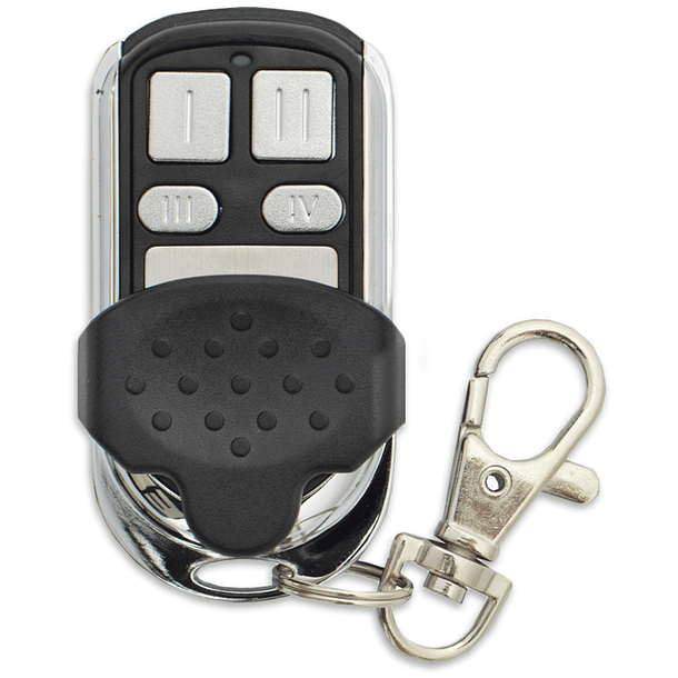 Comando Garagem 433,92MHz (Cod. Fixos, Binários e Trinários) - Preto 