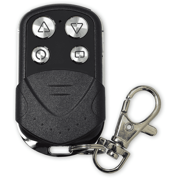 Comando Garagem 433,92MHz (Cod. Fixos, Binários e Trinários) - Preto 