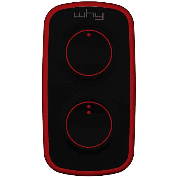Comando Garagem Multi Frequência 433 ~ 868 Mhz (Vermelho) - WHY EVO 