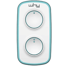 Comando Garagem Multi Frequência 433 ~ 868 Mhz (Esmeralda) - WHY EVO