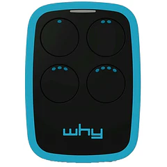 Comando Garagem Multi Frequências c/ Auto-Aprendizagem (Azul) - WHY EVO