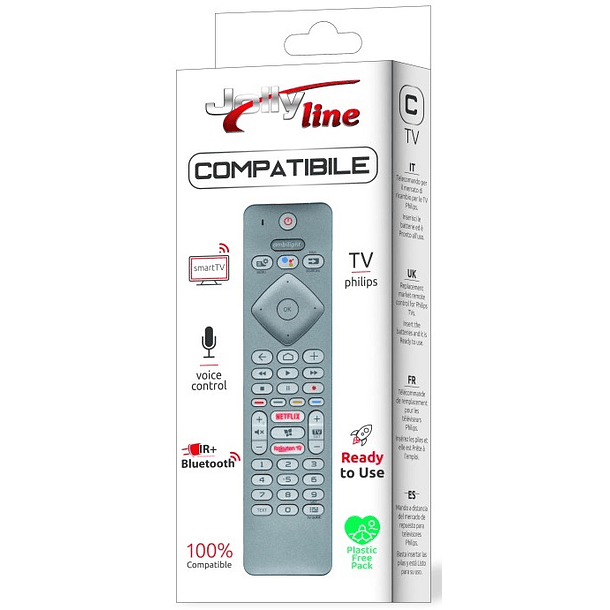 Comando Compatível c/ TVs LCD PHILIPS - JollyLine 