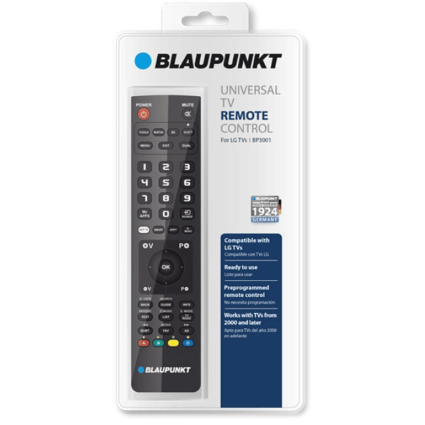 Comando Universal Dedicado p/ TVs LCD LG - BLAUPUNKT 2