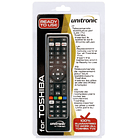 Comando Universal Dedicado p/ TVs LCD TOSHIBA - UNITRONIC 1
