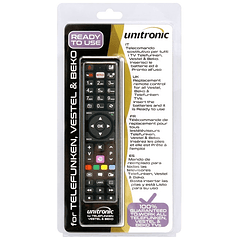 Comando Universal Dedicado p/ TVs LCD TELEFUNKEN, VESTEL e BEKO - UNITRONIC