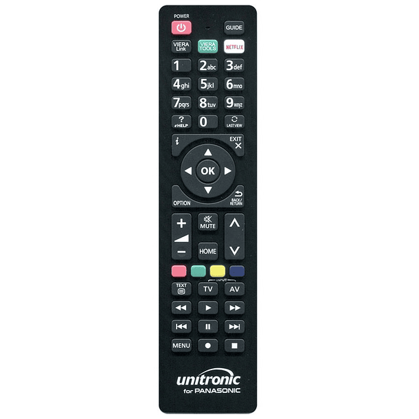 Comando Universal Dedicado p/ TVs LCD PANASONIC - UNITRONIC 2
