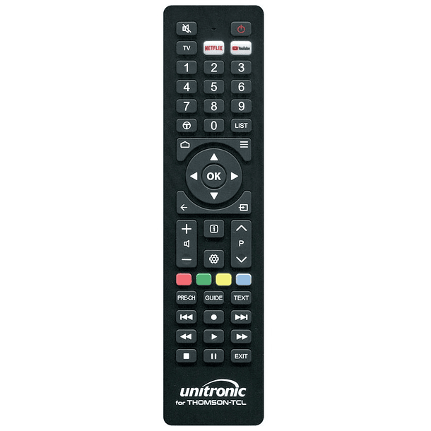 Comando Universal Dedicado p/ TVs LCD THOMSON E TCL - UNITRONIC 2