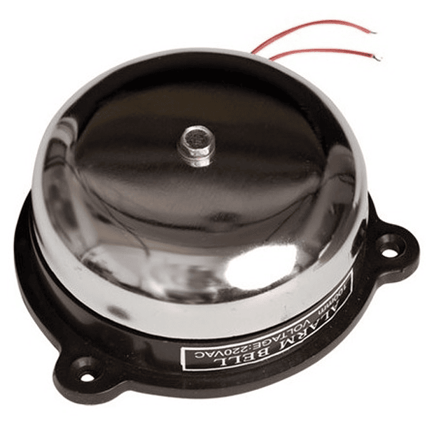 Campainha Cromada 220V 86dB (Ø 7,5cm) - GSC 