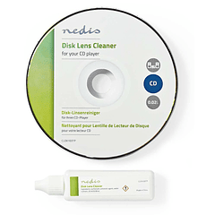 CD Limpeza p/ Lentes Laser com Instruções Vocais e Liquido - NEDIS