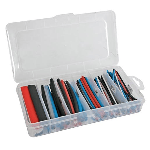 Kit Manga Termoretractil Multicor (170pcs) - Caixa Plástica 