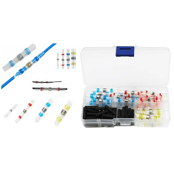 Emb. 100x Uniões Manga Termoretractil c/ Solda 150º 