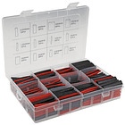 Kit Manga Termoretractil Preto/Vermelho (560 pcs) - Caixa Plástica 1